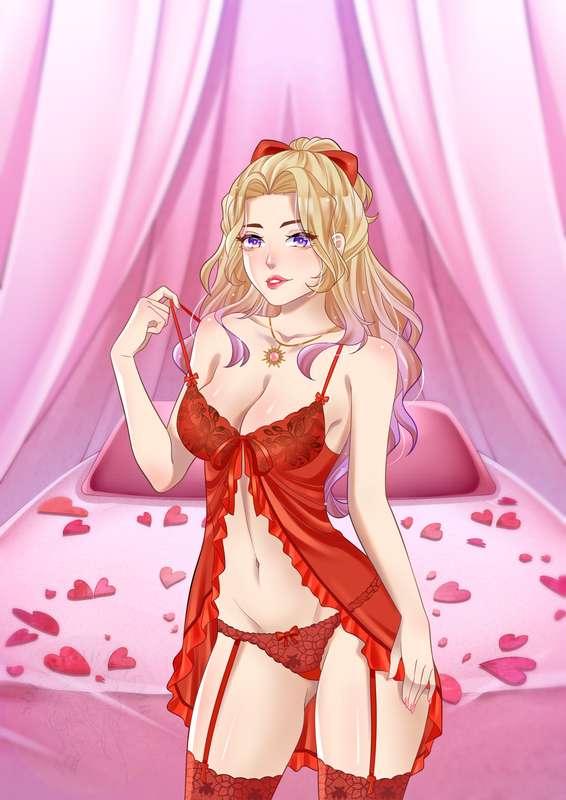 Lady in red... 😏❤️🌹