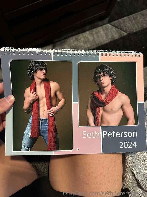 Sending out Seth Peterson Calendars this week. I’ll be signi..