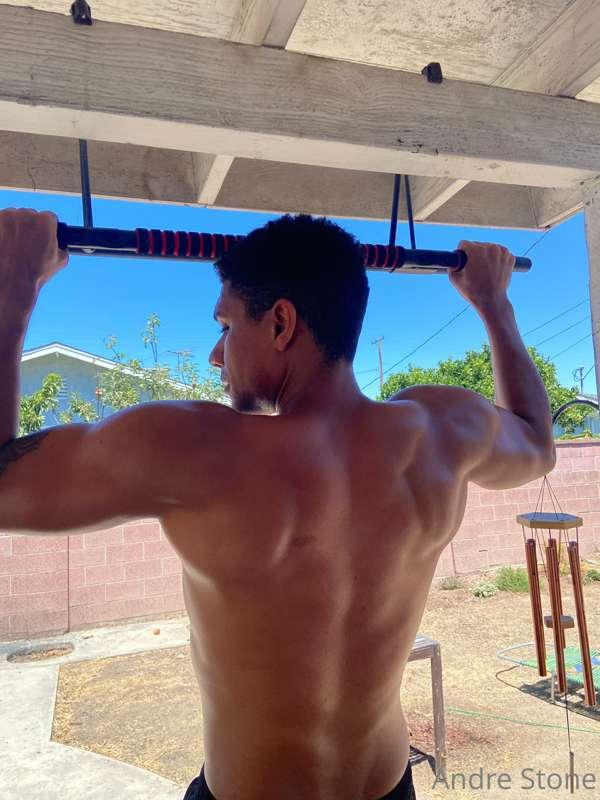 I just love working out in the sun