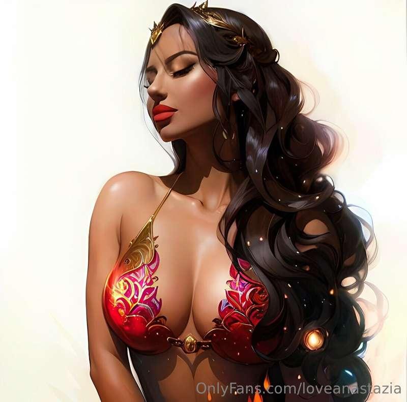 FANTASY GIRL 💫 Lately I’ve had a few Ai /Fantasy Girl/Cartoo..