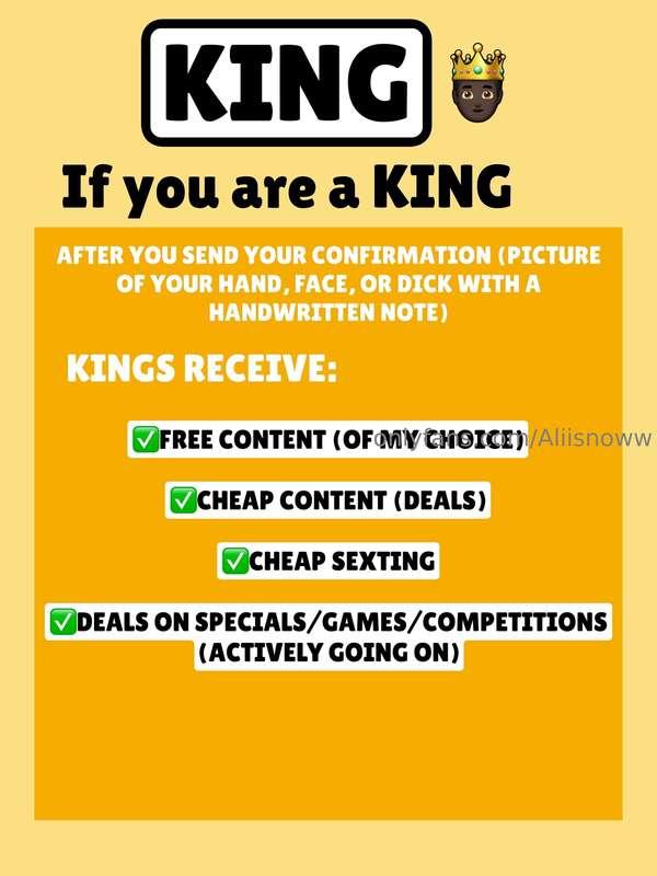 KINGS LIST!