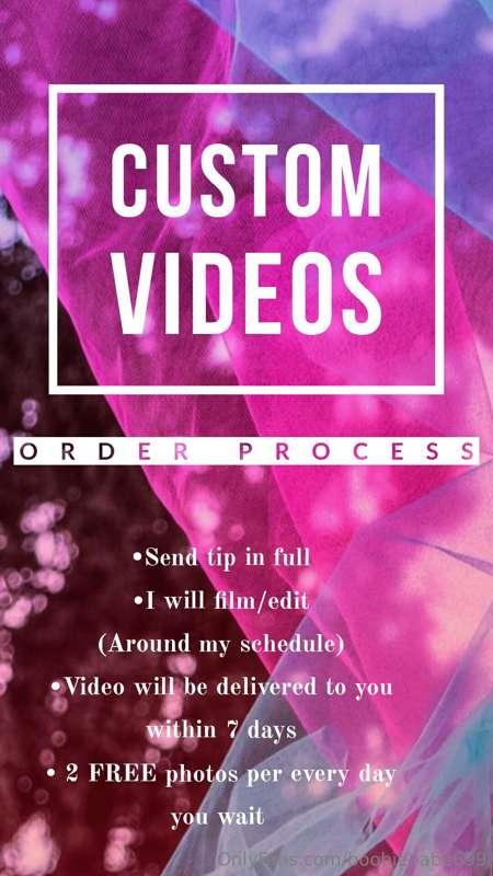 FOR CUSTOM CONTENT ORDERS🌺