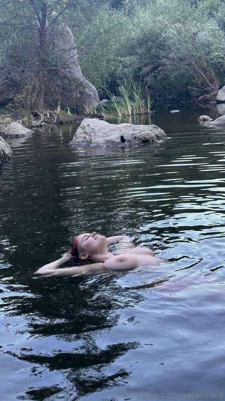 Being naked in nature is so freeing