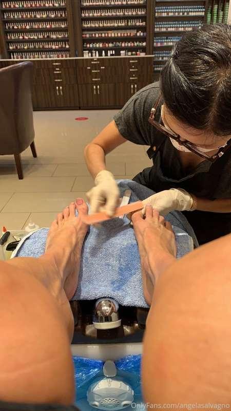 I always wonder what they are thinking when I get a pedicure..