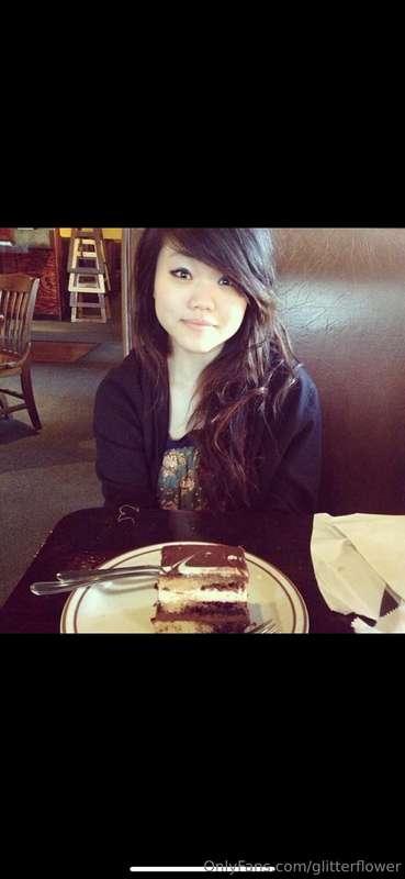 This is me in high school. I was super pale because my mothe..