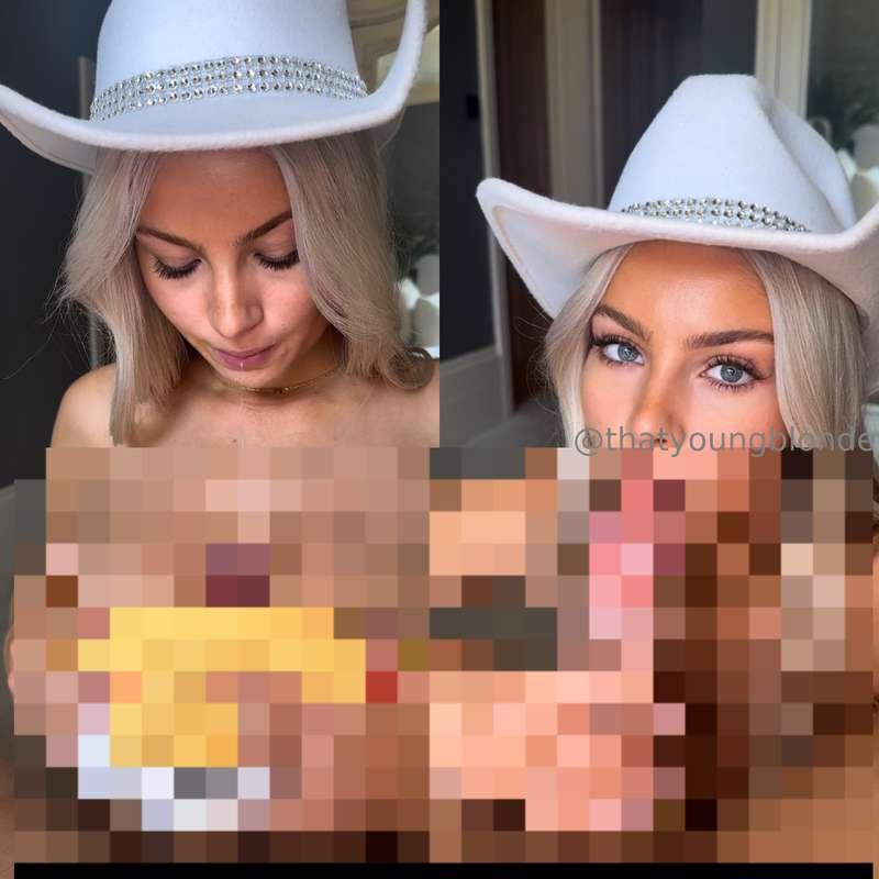 COWGIRL EDGING/DEEPTHROAT/TIT FUCK 👅Sucking on a rock hard c..
