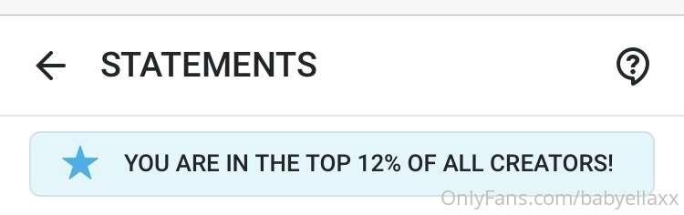 Close to top 10%!! It’s because of you guys thank you! 🥰💓