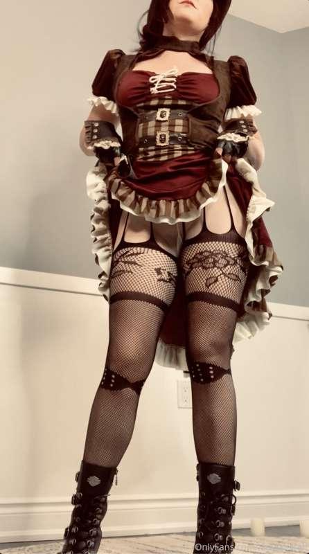 Wanna See me peel these fishnets off later?