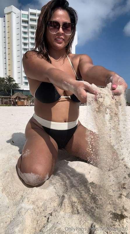 life's a beach and I'm just playing in the sand 🏖️