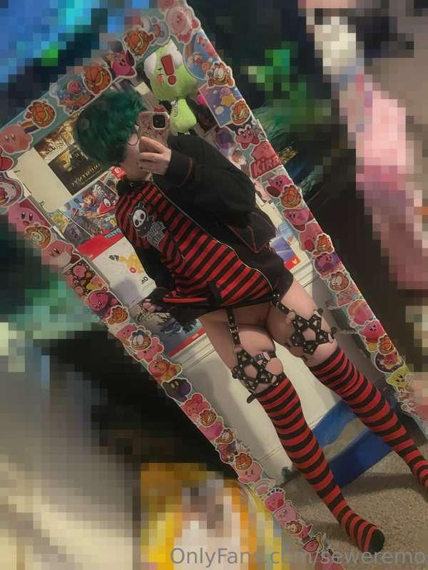 do you like my new socks and garters :3?