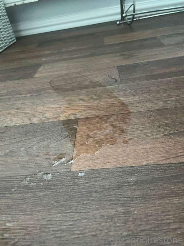 My massive footprint post shower… imagine being tiny and get..