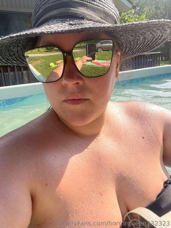 Much needed pool time 