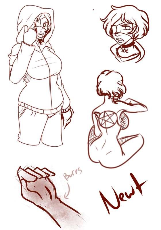 Newt Sketches