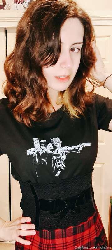 Guess who rocked a Trigun t-shirt to the fanciest club I've ..