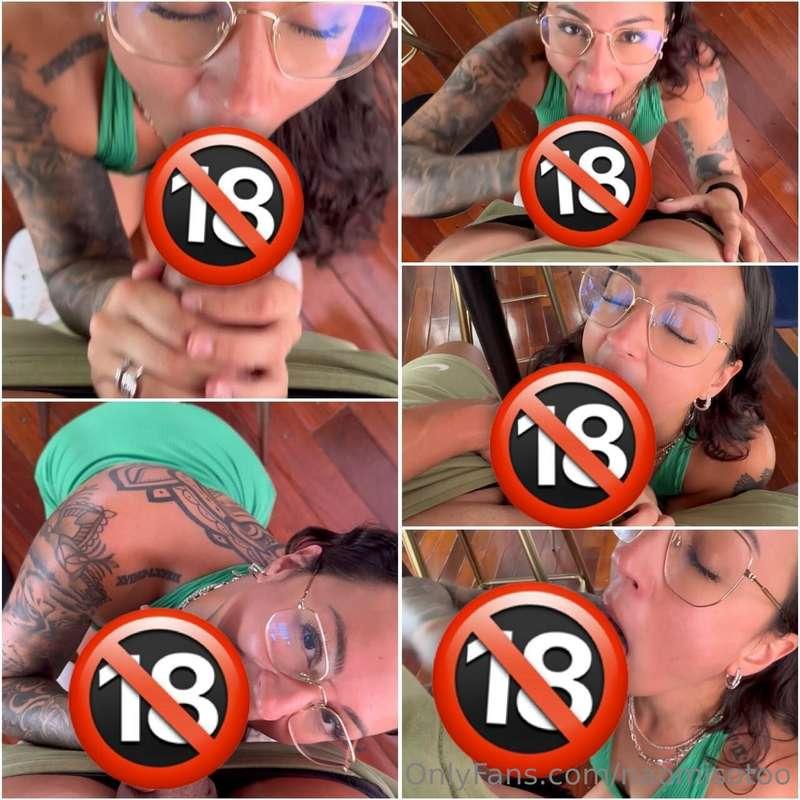 La mamada esta en pleno restaurante👅🍽️ 