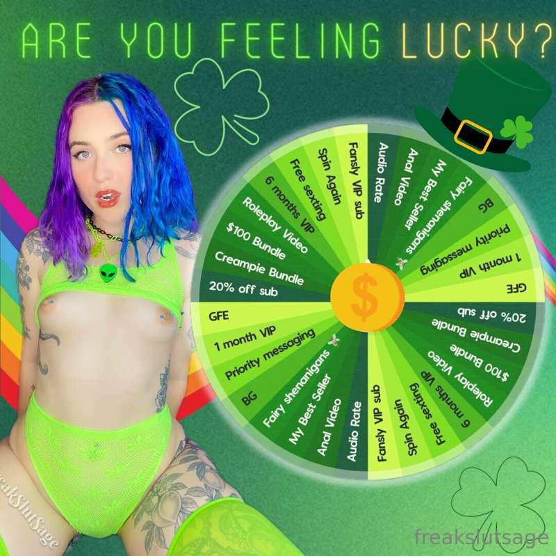 MARCH WHEEL! 🍀💚are you feeling lucky? 🏆𝗘𝗩𝗘𝗥𝗬 𝗦𝗣𝗜𝗡 𝗜𝗦 𝗔 𝗪𝗜𝗡 ✨..