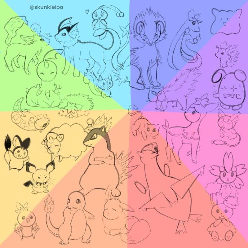 My Fav Pokemon (sketch)