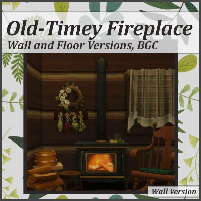 Old-Timey Fireplace