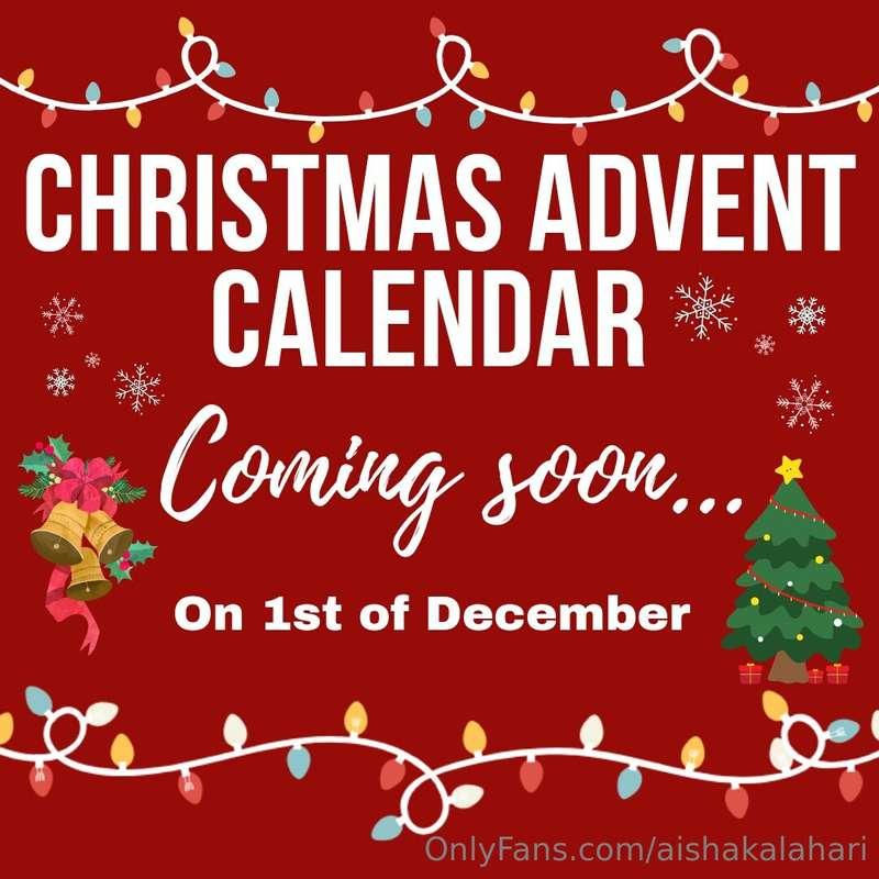 Are you excited for start of Advent Calendar Tomorrow? 😏Bran..