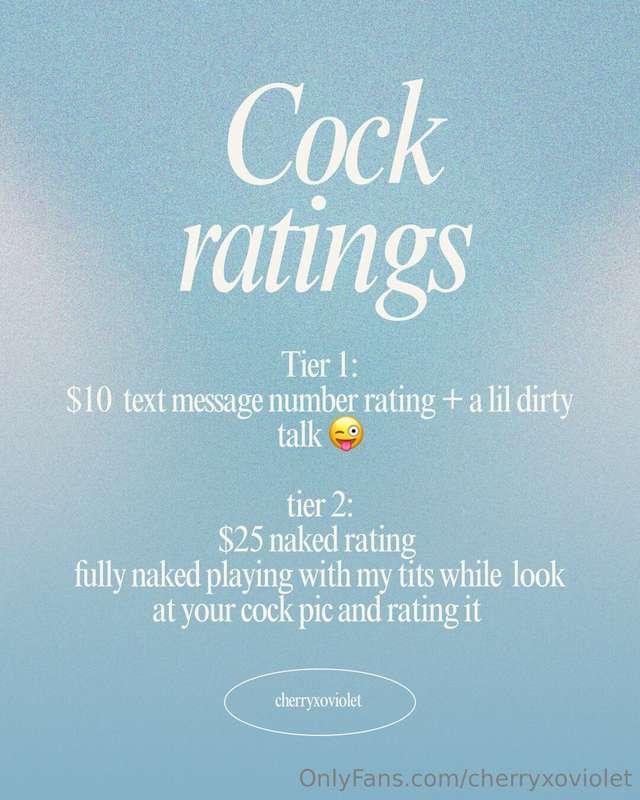 New menu Cheaper when subbed to my vip page @cherryxoviolet2..
