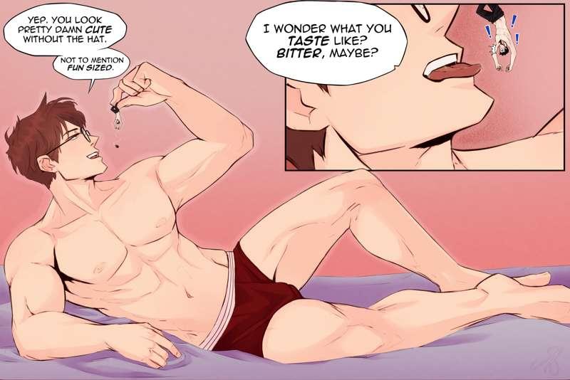Bite Sized (giant!Jaeyoung x tiny!Sangwoo)