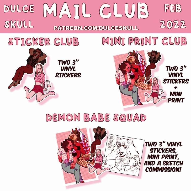 February Patreon Mail Club!