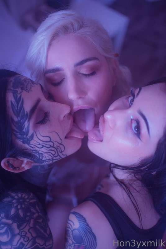 This love story with @skyebluewantsu , @arson and I is in yo..