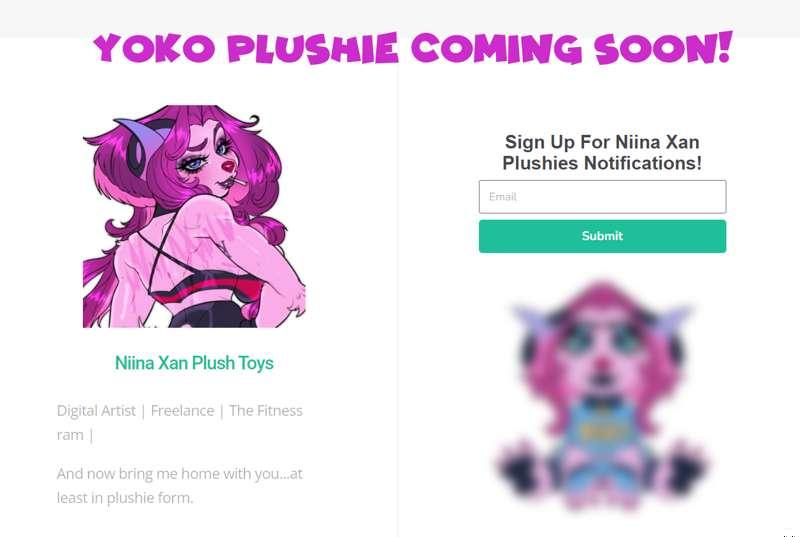 💖Sign Up for THE YOKO PLUSHIE! 💖