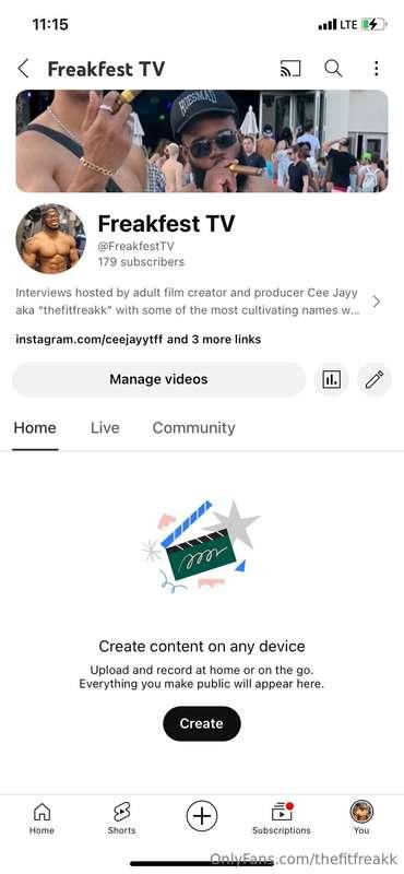 Go follow my YouTube channel rn!!!!!! (FreakfestTV) I’m bout..