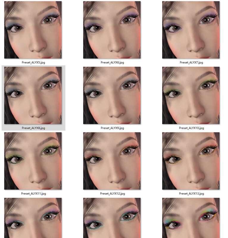 ALYX17种面部化妆