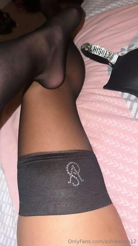 Got my new black lingerie on ready to be fucked and given a ..
