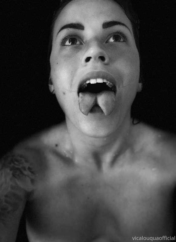 All in my mouth !