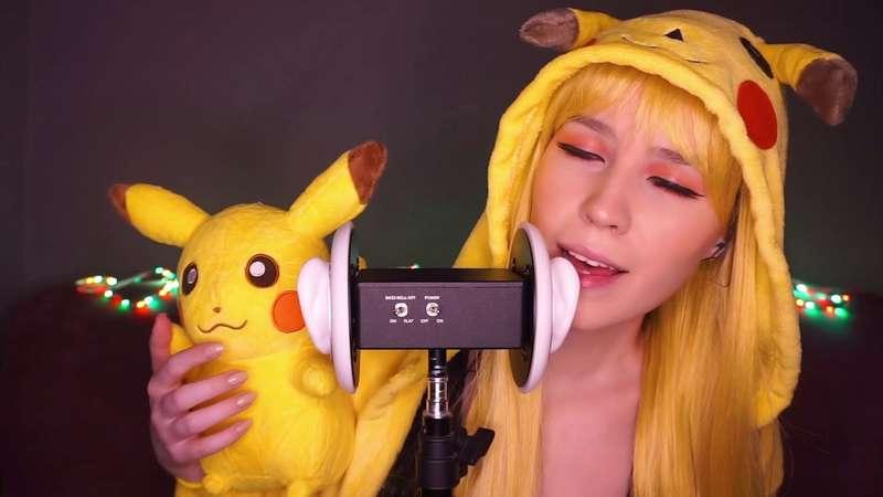 NEW VIDEO: ASMR ⚡ Pikachu Ear Licking + Ear Massage | Exclusive 👑