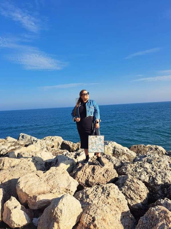 nice autumn day by the sea