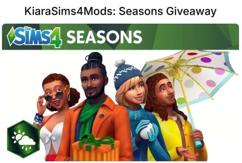 Sims 4 Seasons Giveaway