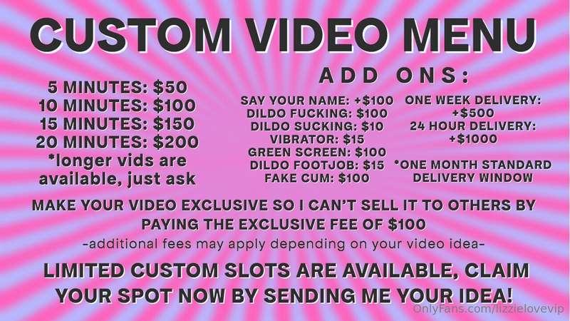 Did you know that I have made over 400 custom videos? I love..