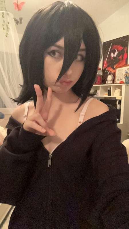 Rukia wig progress!! :)