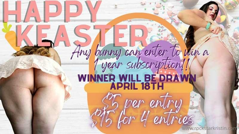 ***EASTER CONTEST TIME!!***

**$5 gets you one entry
$15 get..