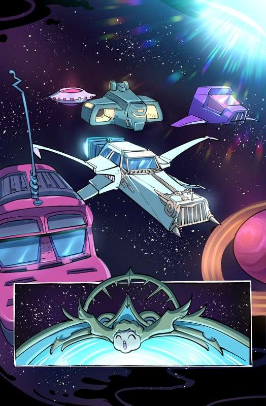 Poorly drawn spaceships...