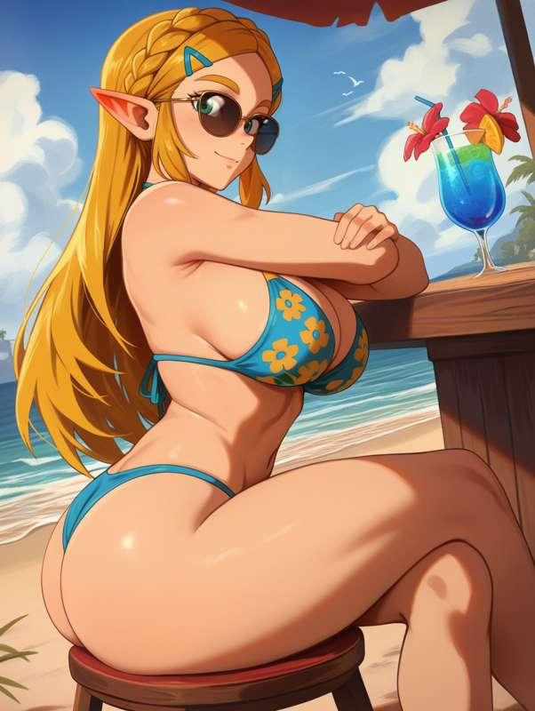 Princess Zelda | Beach 🌴 🏖️🔥