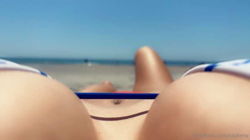 Hit the beach today! What a view I had. 😍
