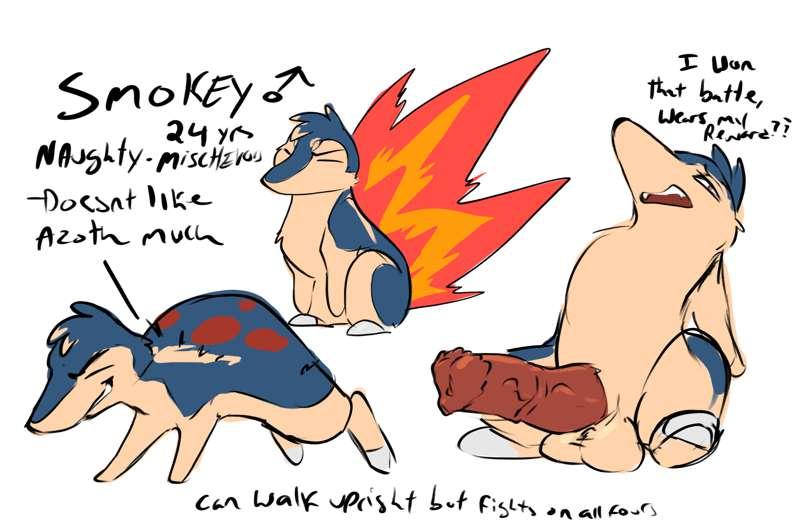 Smokey the fire echidna ref 