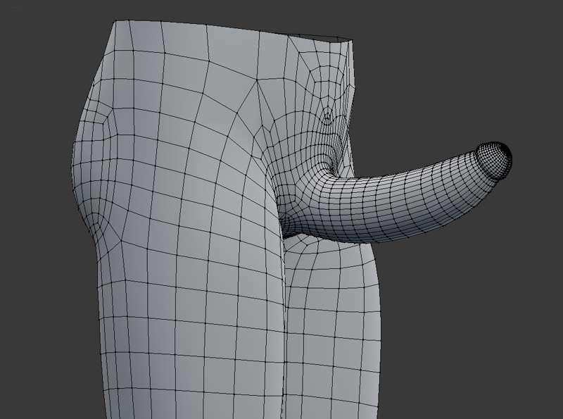 WIP: Futanari Penis V3 - Thick Meshes 