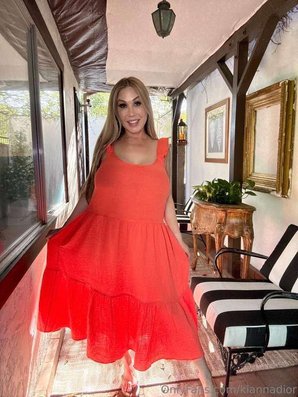What do you think of my dress? or would you prefer to see me..