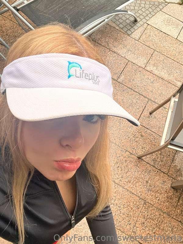 i wanted to go golfing and i was already dressed up, when i ..