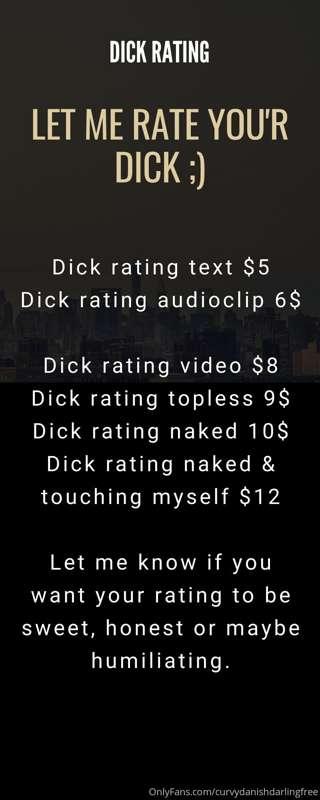 Let me rate your dick ;)