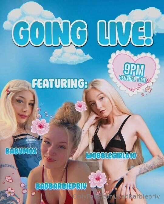 LIVE TONIGHT is a bit late BUT we will be on in the next few..