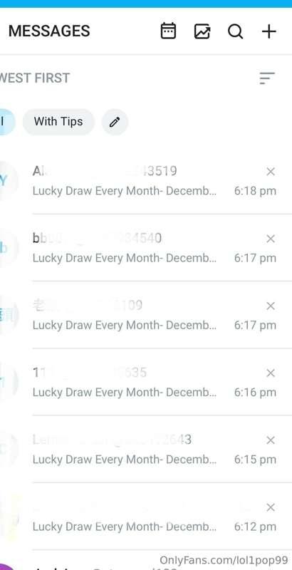 ***Giveaways sent. 抽奖活动已发送！*** 
Lucky Draw Every Month-  Dec..