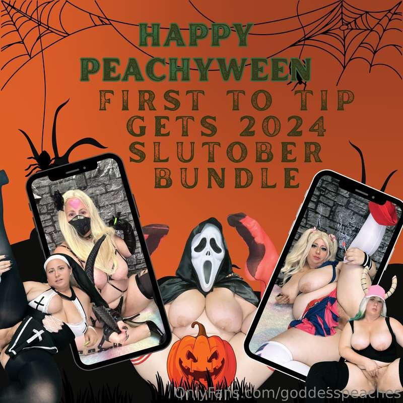 🎃💦 FIRST TO TIP = ALL LAST YEAR’S SLUTOBER 💦🎃Ready to kick o..