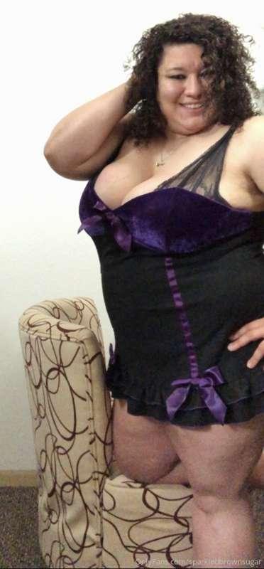 I never show the purple. Always the green 💜